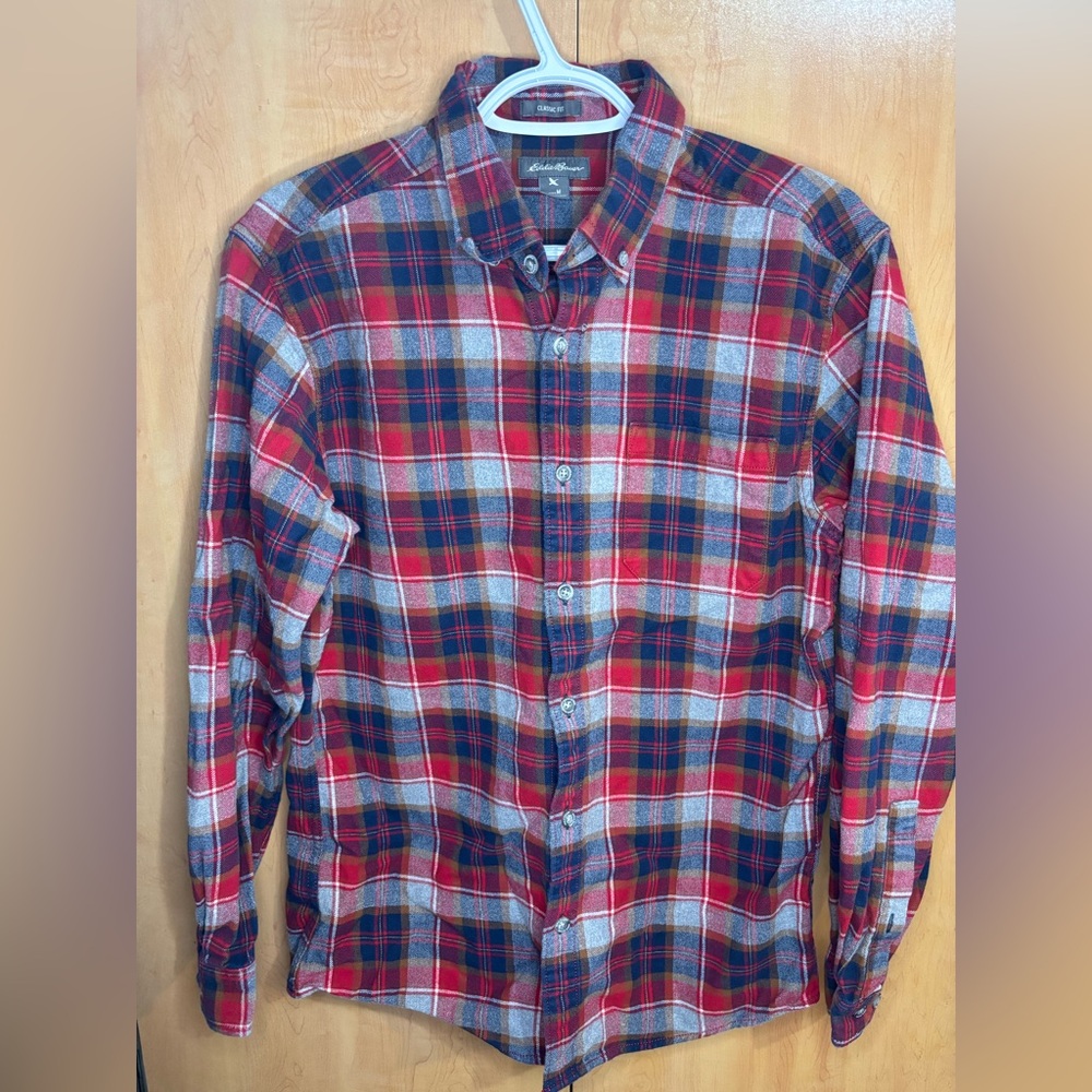 Men’s button down, Size medium, Eddie Bauer